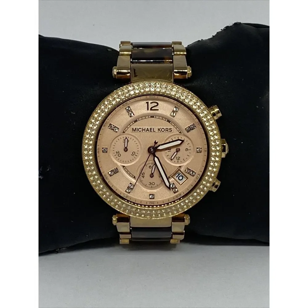 Michael Kors Parker MK5538 Women's Stainless Steel Analog Dial Quartz Watch RQ32 - Picture 3 of 12